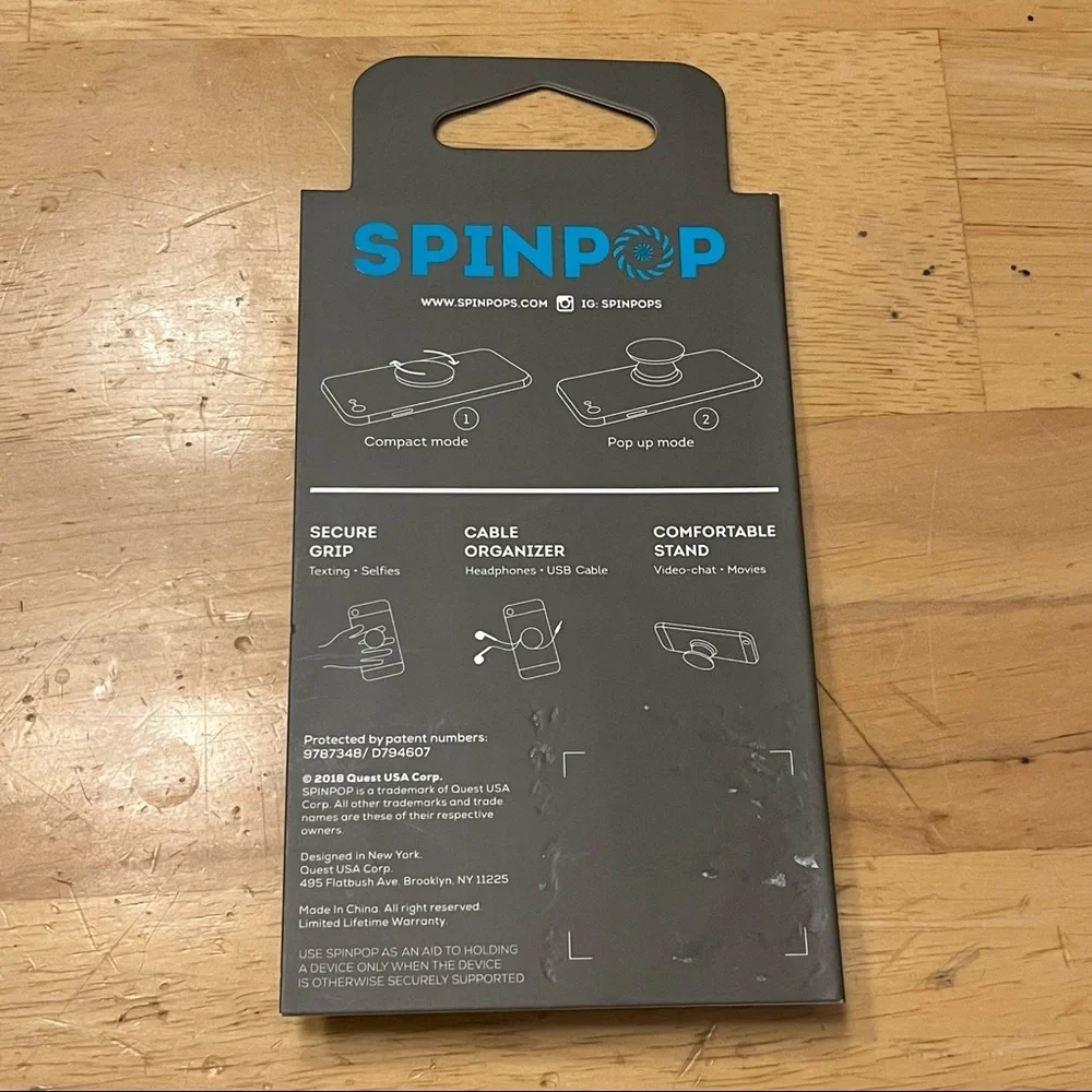 Spinpop Pink Phone Stand NWT